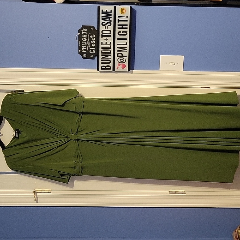 Jones New York Dress 18W Woman Sage Green Mother of th Bride